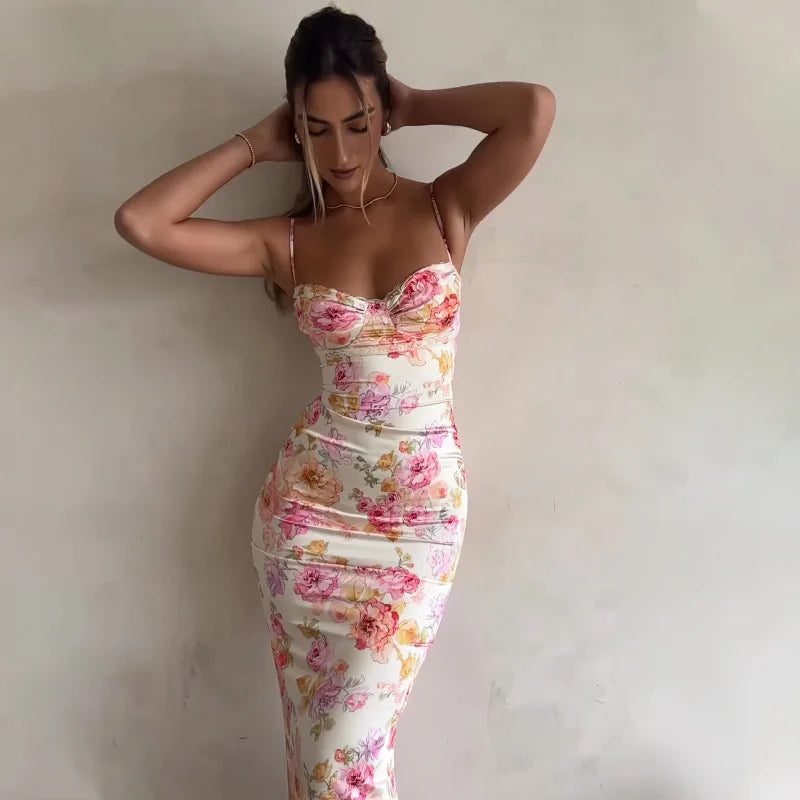 Ennimo Floral Suspender Dress